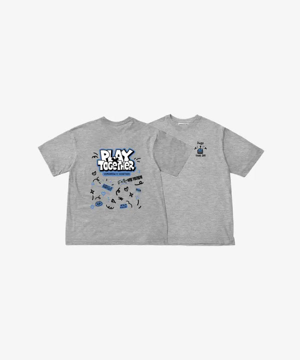 [TOMORROW X TOGETHER] [TAEHYUN] OVERSIZED T-SHIRT (GREY)