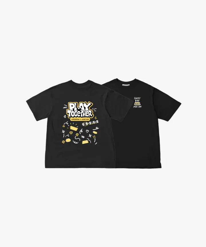 [TOMORROW X TOGETHER] [HUENINGKAI] OVERSIZED T-SHIRT (BLACK)