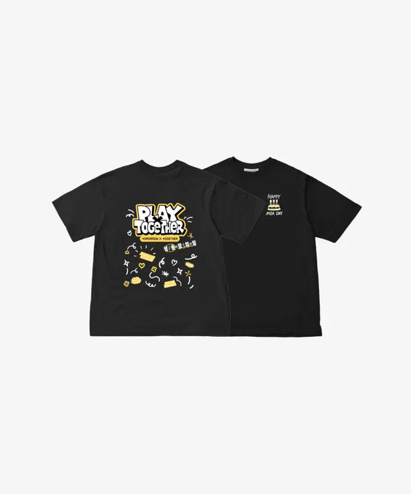 [TOMORROW X TOGETHER] [HUENINGKAI] OVERSIZED T-SHIRT (BLACK)