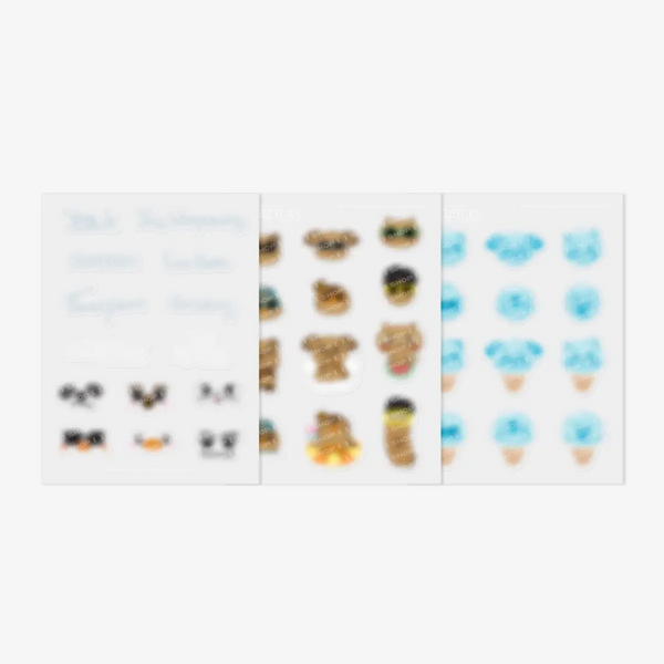 [2PM] ZooPM LIGHT STICK CUSTOM STICKER SET - THE RETURN