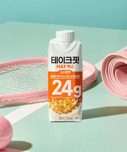 [TAKE-FIT] Takefit Max 24G Roasted Flavor Drink (24 Count) / [24개] 테이크핏 맥스24G 고소한맛 250mL