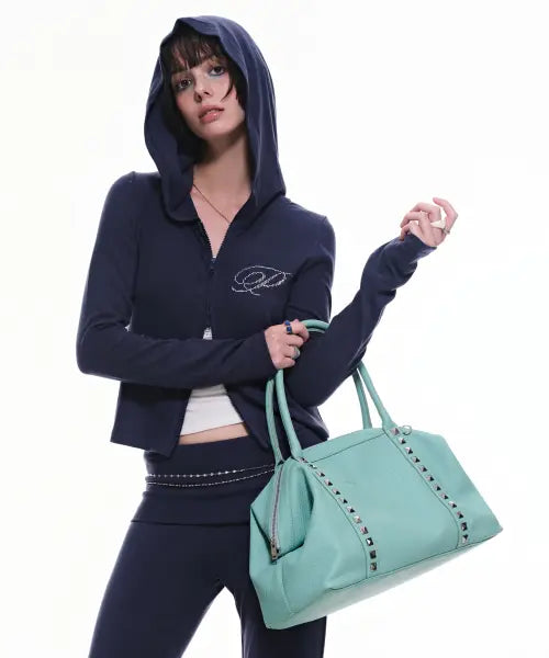 [PASION] Studdy Crush Bag_Mint / 스터드 크러쉬 백_민트 Studdy Crush Bag_Mint