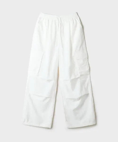 [SPAO] Wide Cargo Pants (Nylon) / 와이드 카고 팬츠 (나일론) (RE)_SPTCG37G11