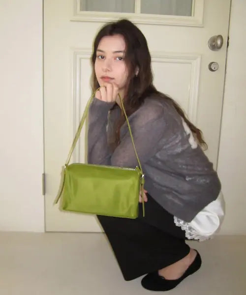 [RINZ] Basil Bag - Nylon Olive / 바질백-나일론 올리브