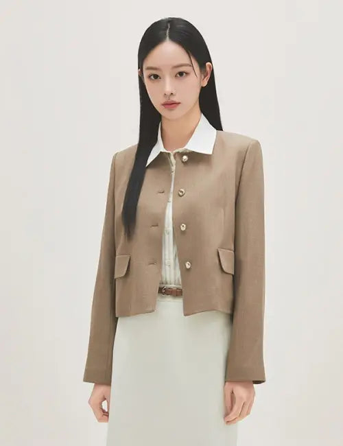 [ROEM] Calaless Jacket RMJKG24R12 / 칼라리스 자켓 RMJKG24R12