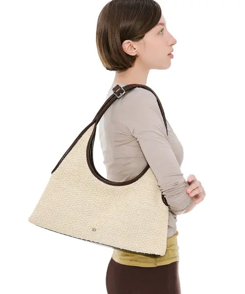 [STAND OIL] Ringo Bag Mini - Raffia Brown / Ringo Bag Mini · 링고백 미니 / 라피아 브라운