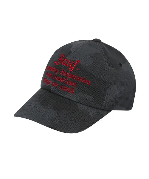 [BAUF] B Vintage Ball Cap [Black Camo] / B 빈티지 볼캡 [블랙 카모]