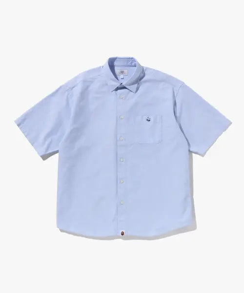 [BAPE] One Point Relaxed Fit SS Shirt (M) SAX / 원 포인트 릴렉스드 핏 SS셔츠(M) SAX