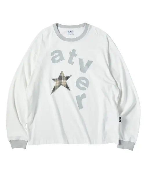 [TRAVEL] CHECK BIG ARTE LONG SLEEVE WHITE / 체크 빅 아르떼 롱 슬리브 화이트