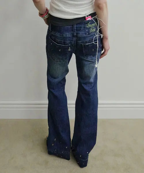 [SCULPTOR] DIY Bootcut Denim Mid Blue