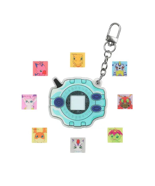 [ODDSTUDIO] Digimon Adventure Digivice Acrylic Keyring & Digimon Parts / [디지몬 어드벤처] Digivice Acrylic Keyring \u0026 Digimon Parts
