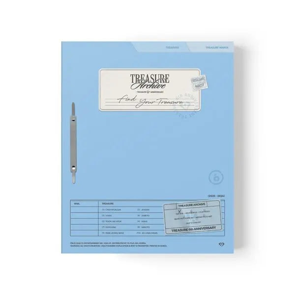 [TREASURE] [Ktown4u Special Gift] TREASURE ARCHIVE : TREASURE 6th ANNIVERSARY