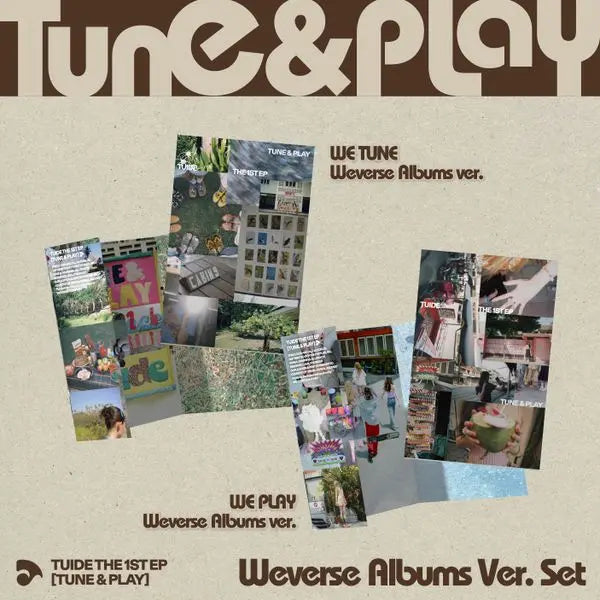 [TUIDE] [2CD SET] TUIDE - The 1st EP [TUNE & PLAY] (Weverse Albums ver.)