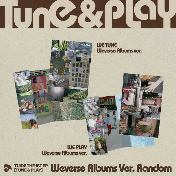 [TUIDE] TUIDE - The 1st EP [TUNE & PLAY] (Weverse Albums ver.) (Random Ver.)