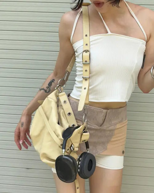 [YEOMIM] mini slouchy bag (lemonade)