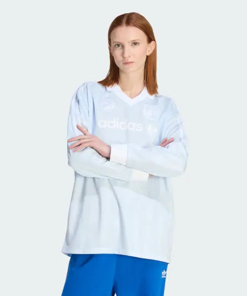 [ADIDAS] Soccer Long Sleeve T-Shirt - Crystal Sky / KV2035 / 축구 롱 슬리브 티셔츠 - 크리스탈스카이 / KV2035