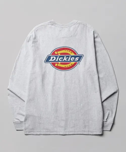 [DICKIES] Back Tree Logo Long Sleeve White Melange / 백 트리 로고 롱슬리브 White Melange