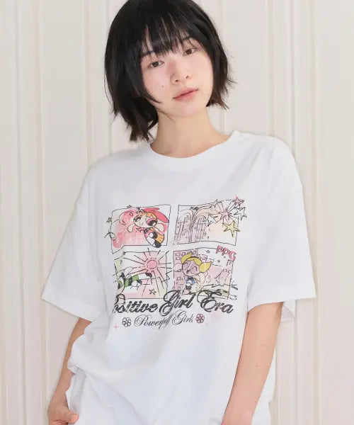 [AMES-WORLDWIDE] PPG VINTAGE CARTOON TEE WHITE