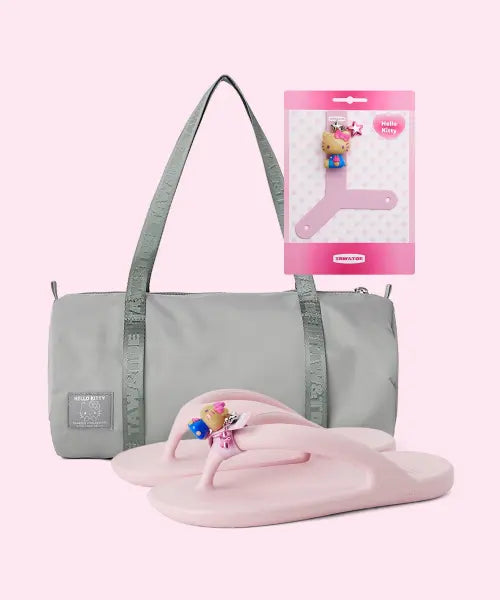 [TAW\u0026TOE] Tan Hello Kitty Set - Pink / 탠 헬로키티 세트 PINK