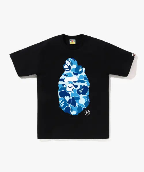 [BAPE] ABC Camo Milo On Big Ape T-Shirt (M) BLACK/BLUE / ABC 카모 마일로 온 빅 에이프 티셔츠(M) BLACK/BLUE