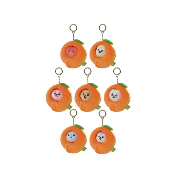 [BTS] Baby Plush Keyring Orange Party