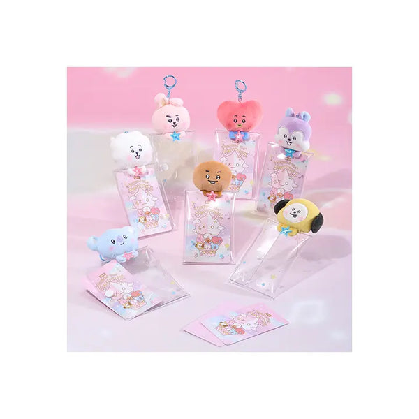 [BTS] Clear Plush Pouch Keyring Beyond The Journey