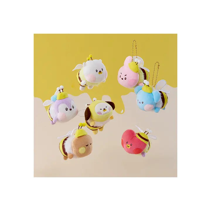 [BTS] mini minini Plush Keyring Honey Bee