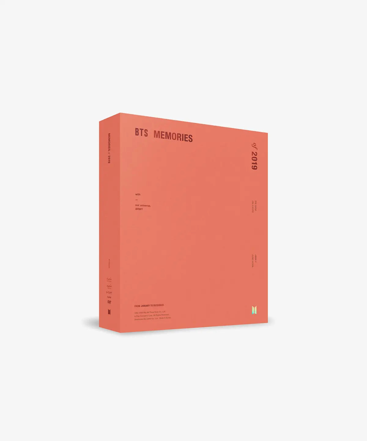 [BTS] BTS MEMORIES OF 2019 DVD