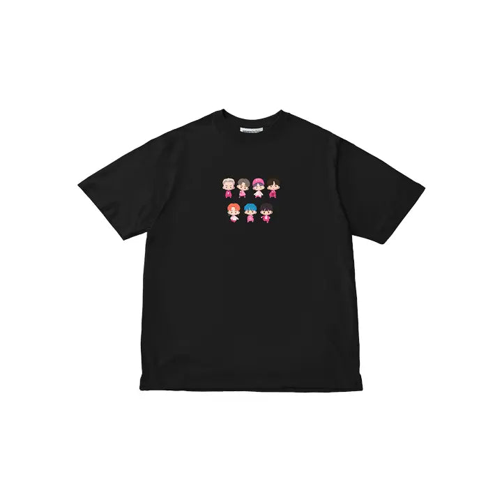 [BTS] [In the SEOM] OVERSIZED T-SHIRT (BLACK) (Boy With Luv Ver.)