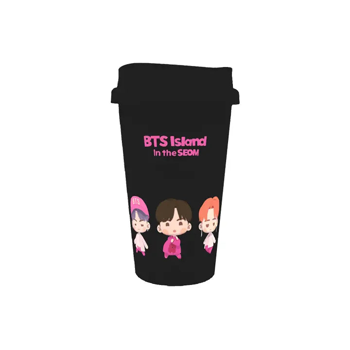 [BTS] [In the SEOM] Reusable Tumbler (Black) (Boy With Luv Ver.)