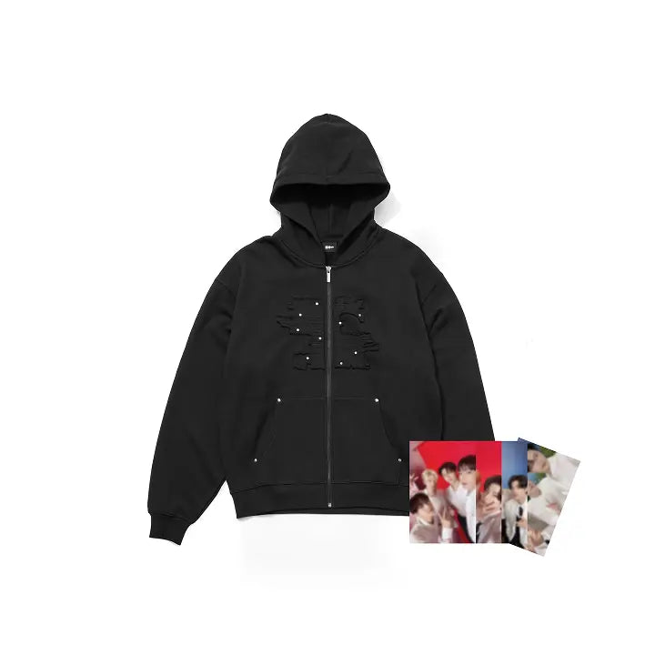 [ENHYPEN] Stud Zip-Up Hoodie