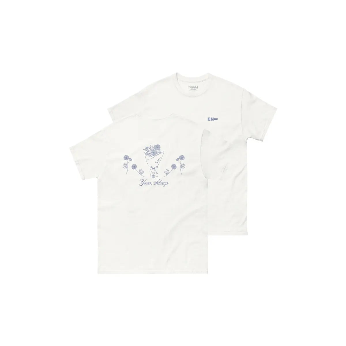 [ENHYPEN] [JAKE] Flower Bouquet S/S Tee (Blue)