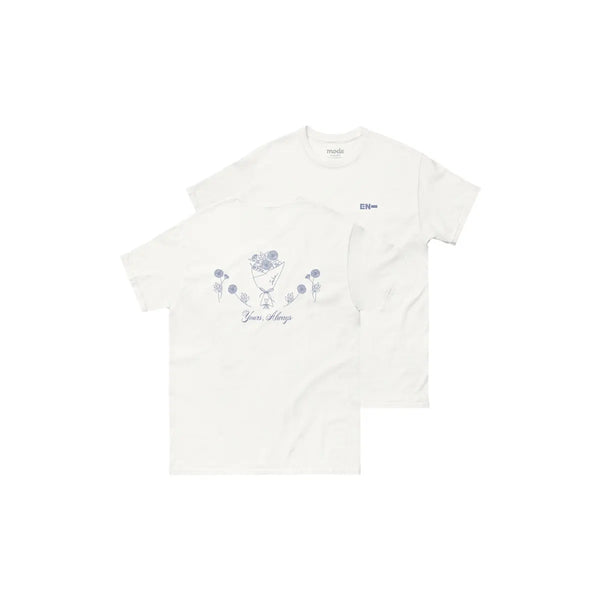 [ENHYPEN] [JAKE] Flower Bouquet S/S Tee (Blue)