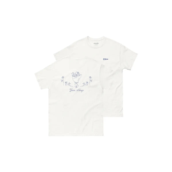 [ENHYPEN] [SUNOO] Flower Bouquet S/S Tee (Blue)