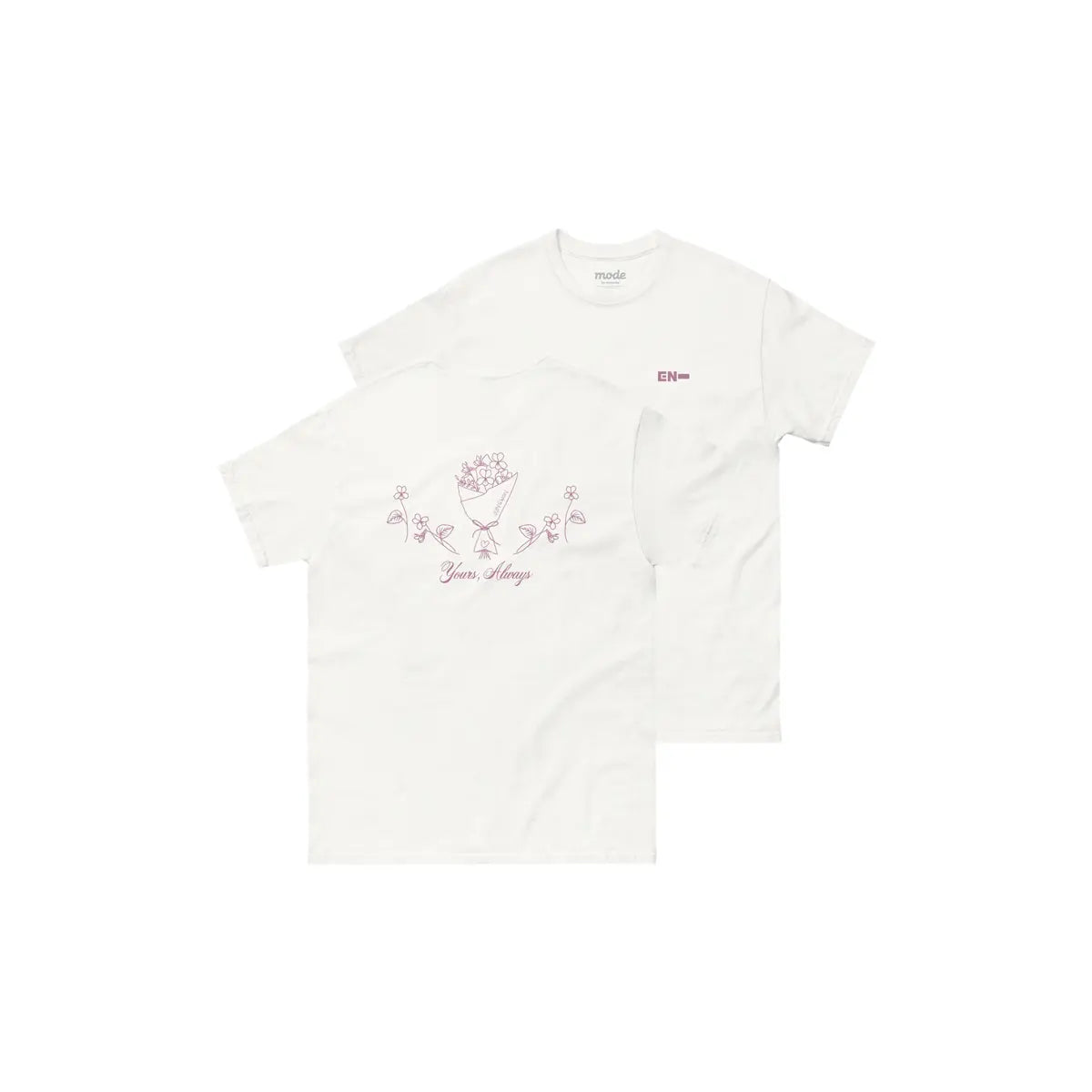 [ENHYPEN] [JUNGWON] Flower Bouquet S/S Tee (Pink)