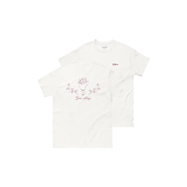 [ENHYPEN] [JUNGWON] Flower Bouquet S/S Tee (Pink)