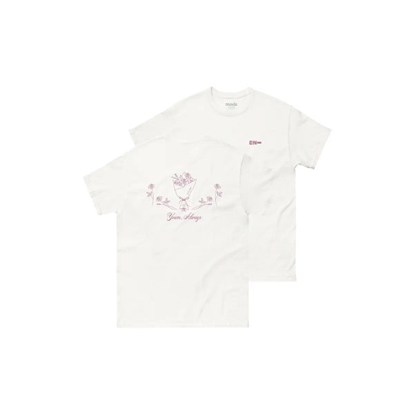 [ENHYPEN] [SUNOO] Flower Bouquet S/S Tee (Pink)