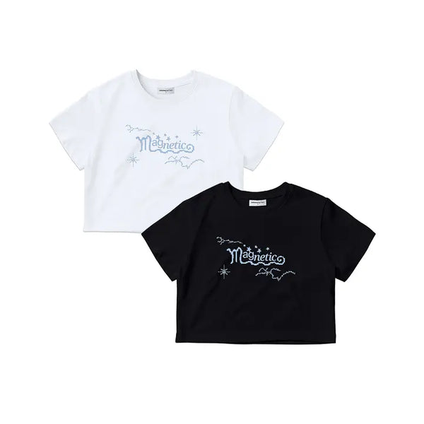 [ILLIT] SUPER ME CROP S/S T-SHIRT