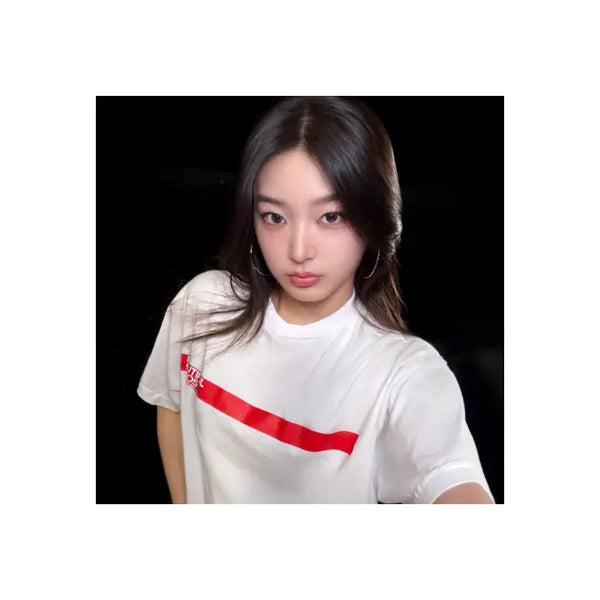 [KATSEYE] Routing T-shirt (White)