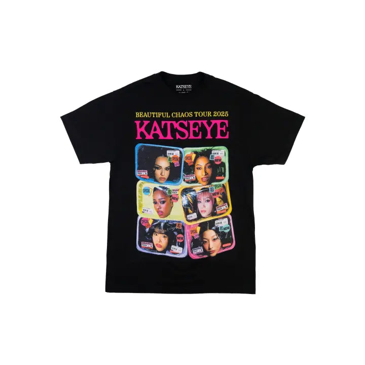 [KATSEYE] Routing T-shirt (Black)
