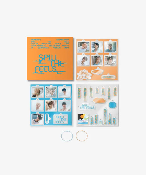 [SEVENTEEN] DIY Acrylic Photo Keyring Set (FEEL YOU ver.)