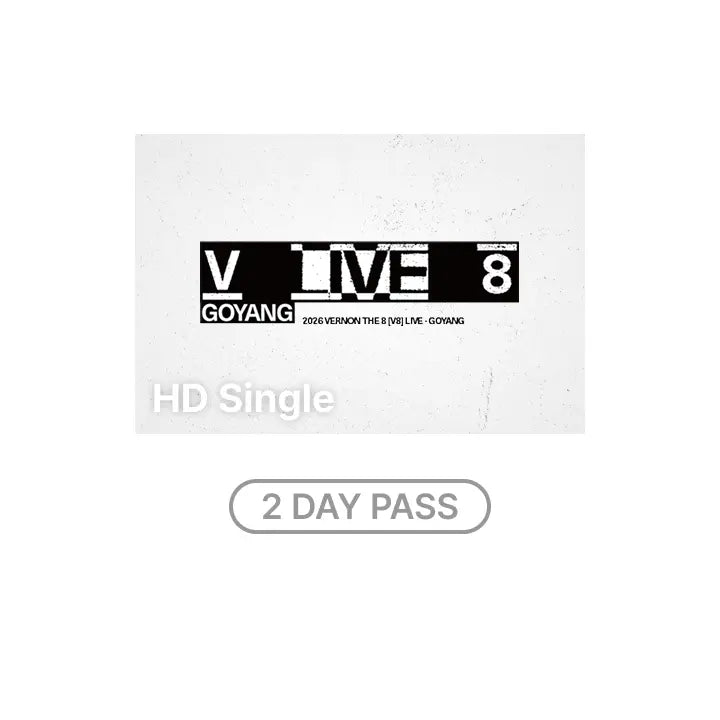[SEVENTEEN] 2026 VERNON THE 8 [V8] LIVE - GOYANG HD Single-view (2 DAY PASS)