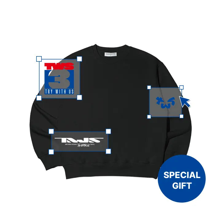[TWS] BLACK SWEATSHIRT