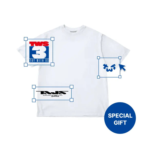 [TWS] WHITE OVERSIZED T-SHIRT