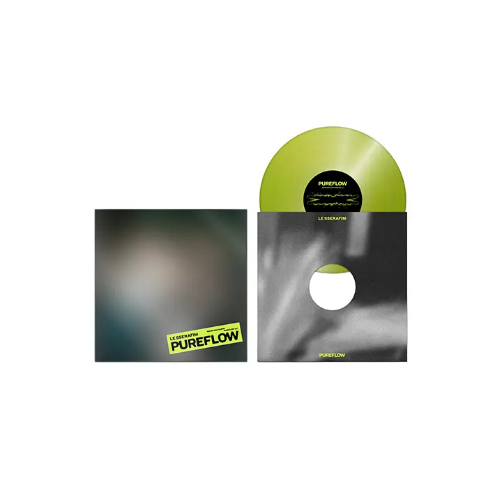 [LE SSERAFIM] 2nd Studio Album ‘PUREFLOW’ pt.1 Vinyl (Electric Yellow Glitter ver.)