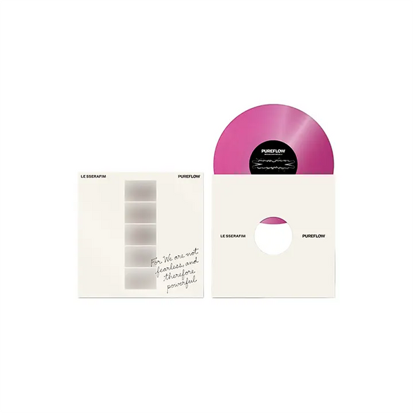 [LE SSERAFIM] 2nd Studio Album ‘PUREFLOW’ pt.1 Vinyl (Hot Pink Glitter ver.)