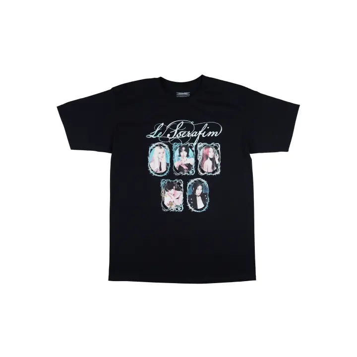 [LE SSERAFIM] [US Exclusive] Photo S/S T-Shirt (Black)