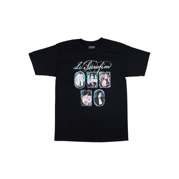 [LE SSERAFIM] [US Exclusive] Photo S/S T-Shirt (Black)