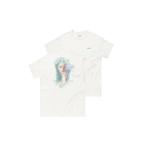 [LE SSERAFIM] [HUH YUNJIN] Flower Portrait S/S Tee (White)