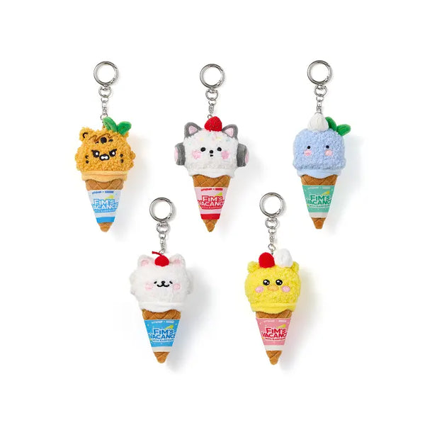 [LE SSERAFIM] [FIM'S CLUB X EARP EARP] PLUSH KEYRING (ICE CREAM ver.)